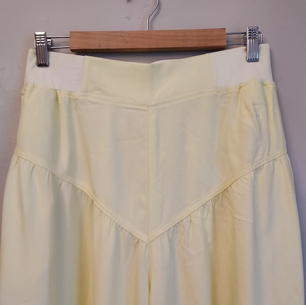 Free People Final Stretch Cargo Jogger Pant Ginger Yellow Small Oversized Baggy - Picture 5 of 13